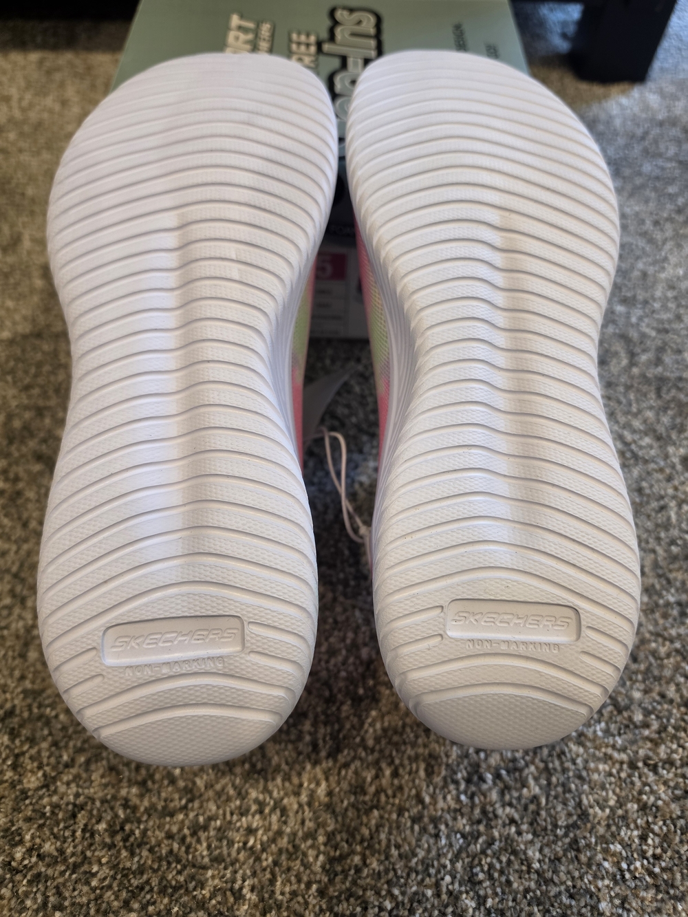 Skechers Kids Slip-On Sneakers - Pink Multi Tie-Dye - Picture 4 of 8